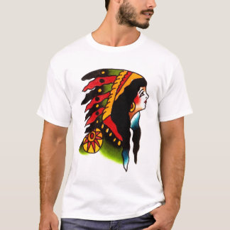 Camiseta Aguas indias de Percy de la cabeza del chica por