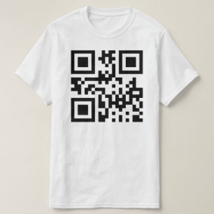 Camiseta Aguas inteligentes invertidas — Código QR