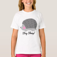 Camiseta aguda de los chicas del erizo de la