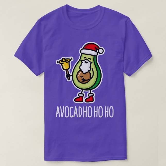 Camiseta Aguda ho ho ho hocico aguacado Santa Claus pun ket (Diseño del anverso)