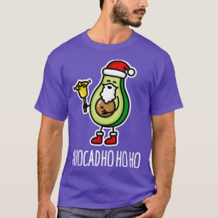 Camiseta Aguda ho ho ho hocico aguacado Santa Claus pun ket