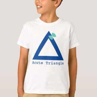 Camiseta aguda para niños del triángulo