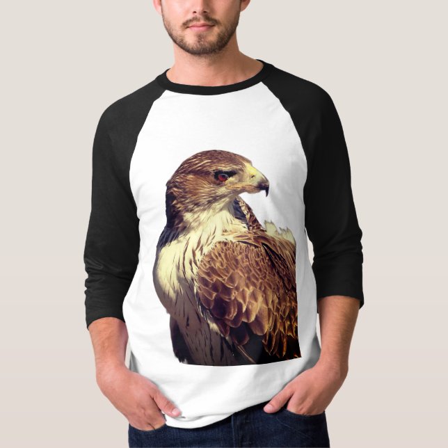 Camiseta  Águia de Bonelli (Aquila fasciata) (Anverso)
