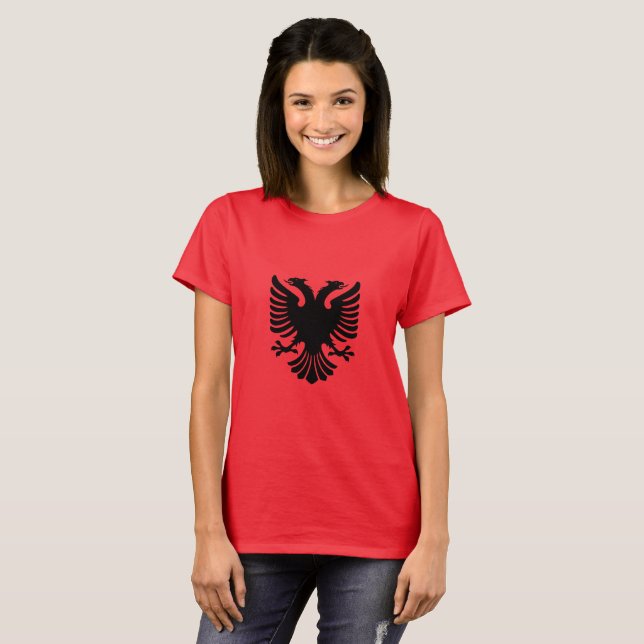 Camiseta Águila albanesa (Anverso completo)