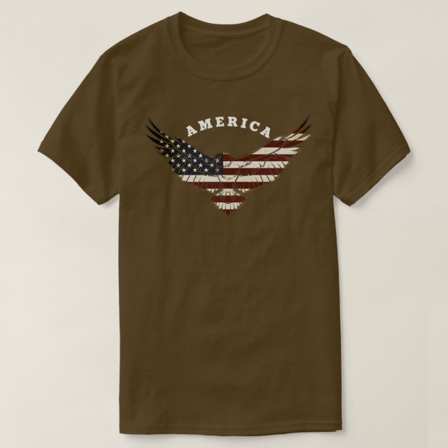 Camiseta Águila americana (Diseño del anverso)