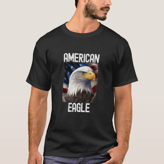 Camiseta Águila americana (Anverso)