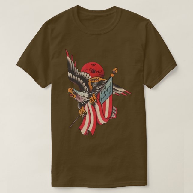 Camiseta Águila americana (Diseño del anverso)