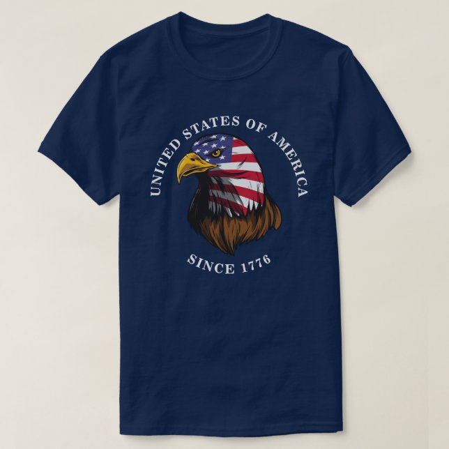 Camiseta Águila americana (Diseño del anverso)