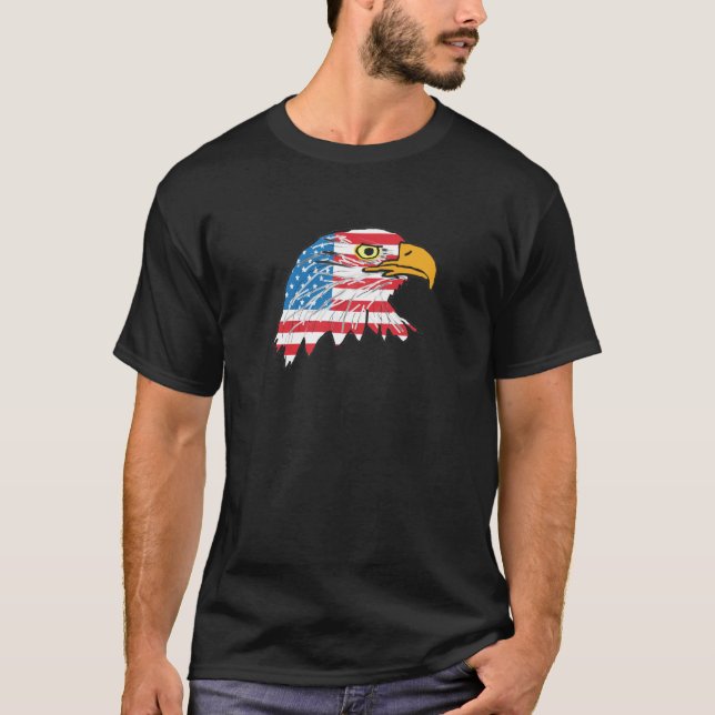 Camiseta Águila americana (Anverso)