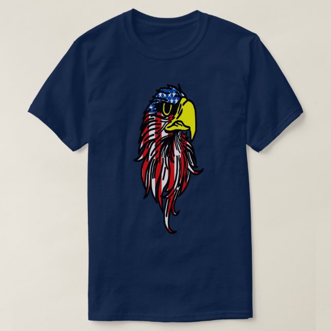 Camiseta Águila americana (Diseño del anverso)