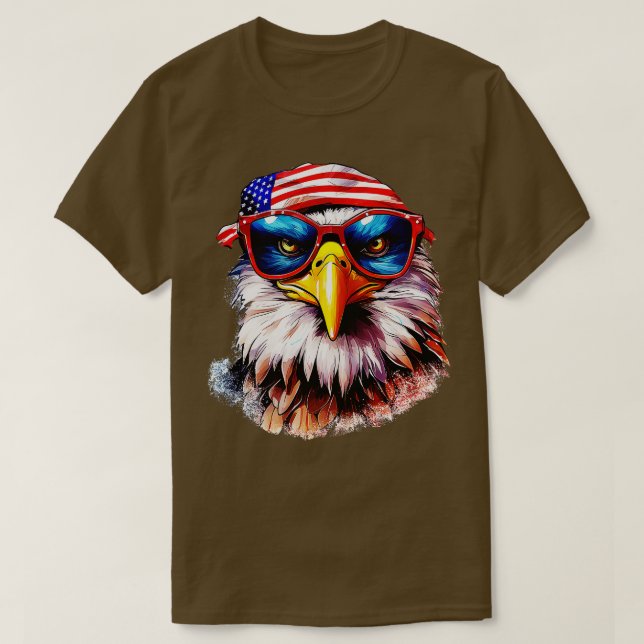 Camiseta Águila americana (Diseño del anverso)