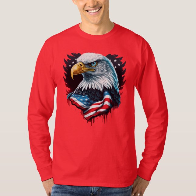 Camiseta Águila americana (Anverso)