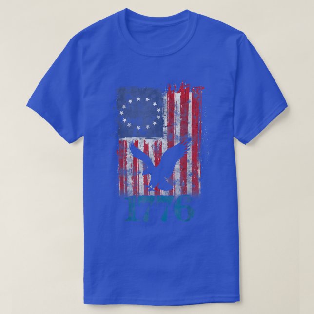 Camiseta Águila americana 1776 (Diseño del anverso)