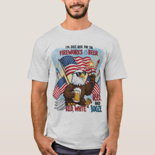 Camiseta Águila Americana 4 de Julio Tee