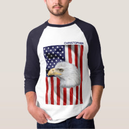 Camiseta Águila Americana Asombrosa, Bandera de Estados Uni