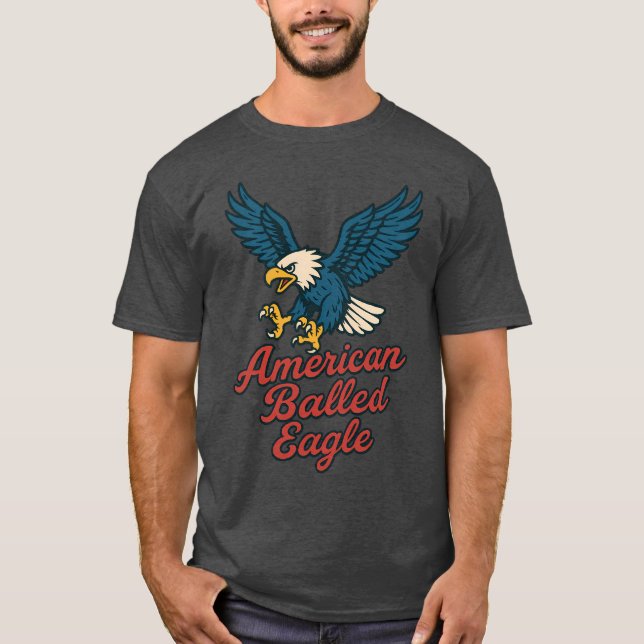 Camiseta Águila Americana Balled (Anverso)