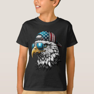 Camiseta Águila Americana Calva Divertida Genial Día de Ina