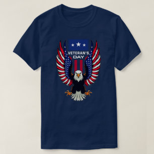 Camiseta Águila Americana del Día de los Veteranos
