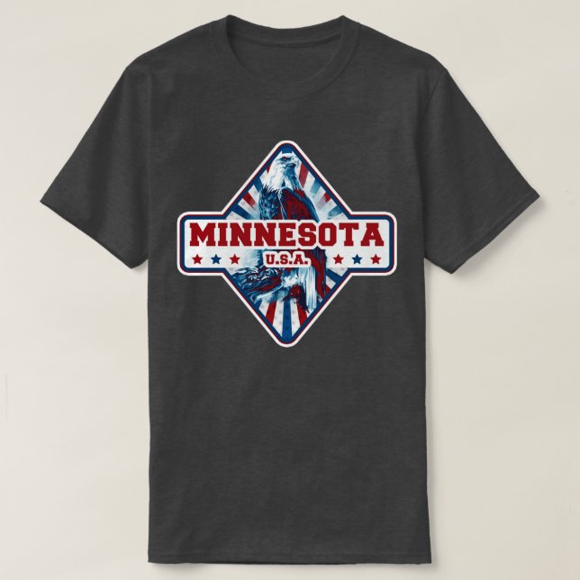 Camiseta Águila americana del estado de Minnesota (Diseño del anverso)