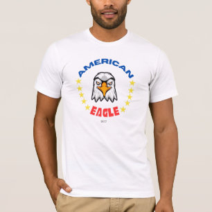 Camiseta "Águila Americana" - Diseño audaz con fue