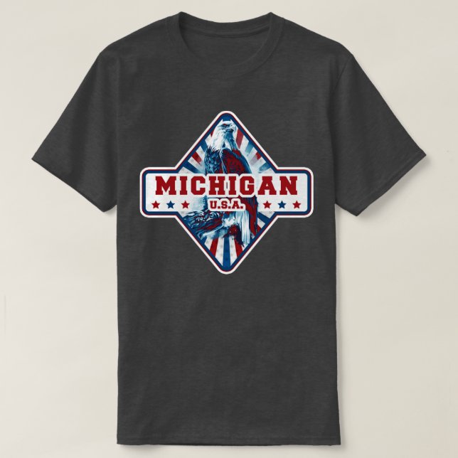 Camiseta Águila americana Michigan (Diseño del anverso)