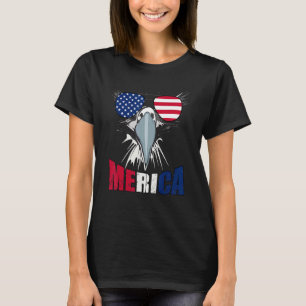 Camiseta Águila Americana Mullet Merica Cuatro De Julio Ba