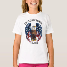 Camiseta Águila Americana Patriótica 250 Años 1776-2026