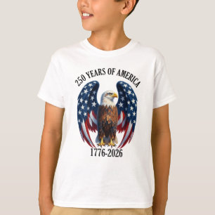 Camiseta Águila Americana Patriótica 250 Años 1776-2026