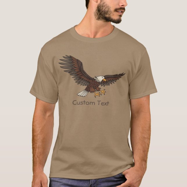 Camiseta Águila Atacando (Anverso)
