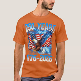 Camiseta Águila Bandera Americana 250 Años 1776202