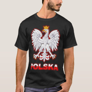 Camiseta Águila blanca polaca del Escudo de Armas