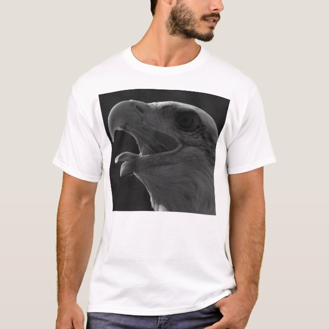 Camiseta Águila blanca y negra (Anverso)