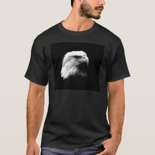 Camiseta Águila blanca y negra