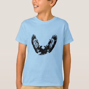 Camiseta Águila blanca y negra
