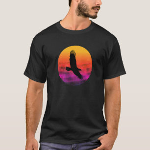 Camiseta Águila Buitre Volando en el Cielo al Atardecer Ani