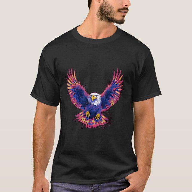 Camiseta Águila calva americana (Anverso)