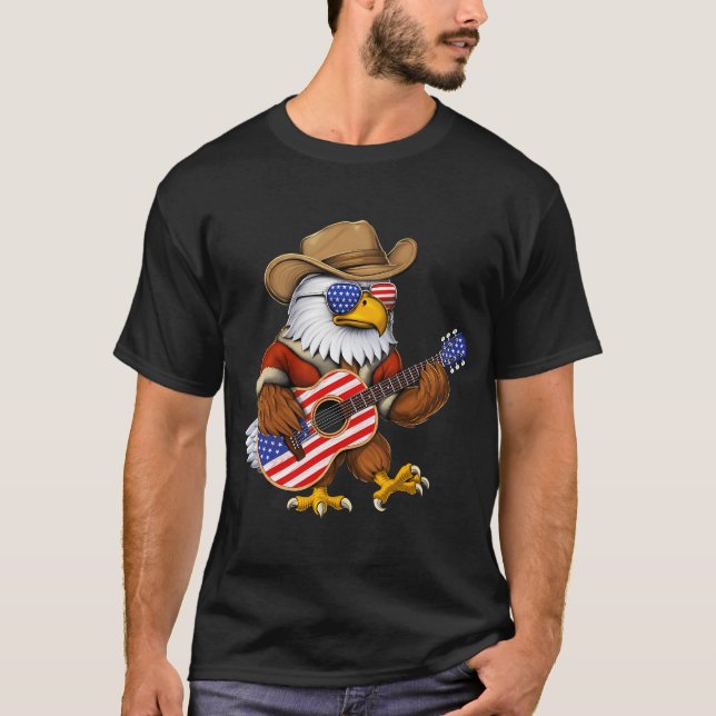 Camiseta Águila calva americana (Anverso)