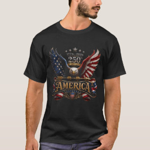 Camiseta Águila Calva Americana 4 De Julio
