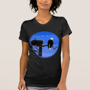 Camiseta Águila calva en invierno - Arte de vida salvaje or