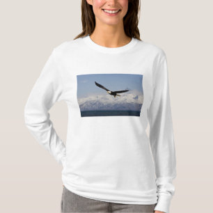 Camiseta Águila calva en vuelo, Haliaetus leucocephalus, 3