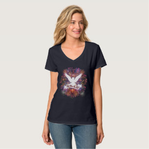 Camiseta Águila Calva Espíritu de 1776 Dios Bendiga a Estad