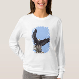 Camiseta Águila calva (Haliaetus leucocephalus) con alas