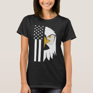 Camiseta Águila calva I Bandera Americana I Libertad Patrió