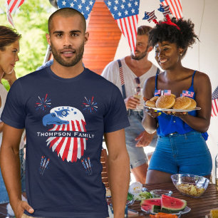 Camiseta Águila calva patriótica América 250º 4 de julio