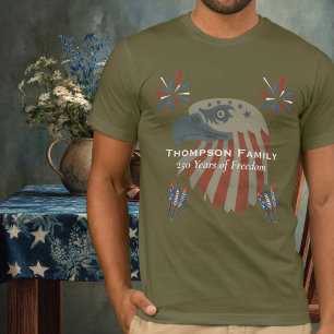 Camiseta Águila calva patriótica América 250º 4 de julio