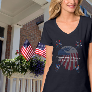 Camiseta Águila calva patriótica América 250º 4 de julio