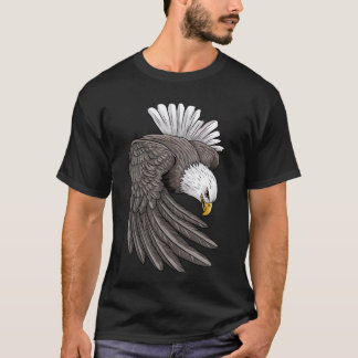 Camiseta águila calva Presa Educativo depredador superior m