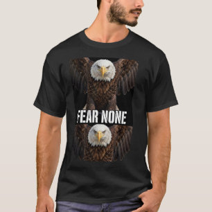 Camiseta Águila Calva Sin Miedo Alas Extendidas - Pat