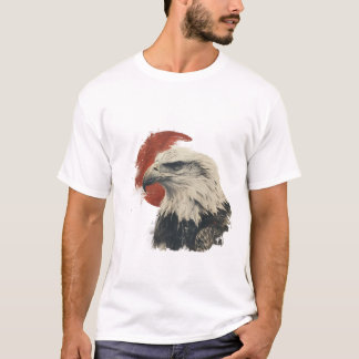 Camiseta Águila calva Ukiyo-e, Zenga y arte animal japonés