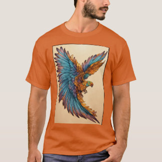 Camiseta águila con t-s de ala